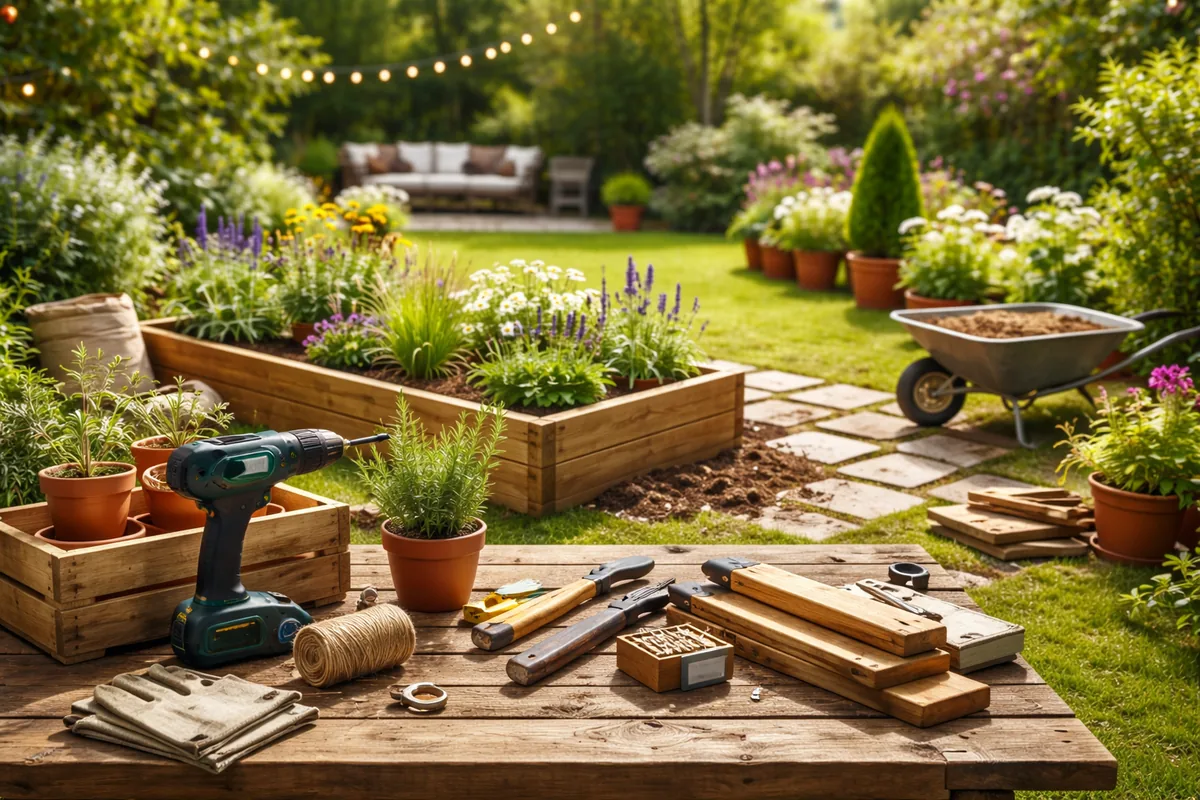 Comment réaliser des projets de bricolage pour améliorer votre jardin